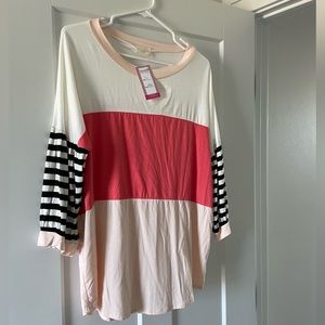 3/4 length sleeve top